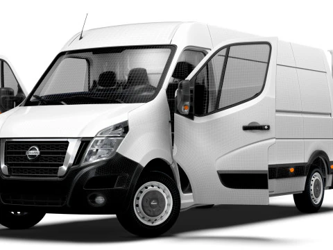 Nissan NV400 Van L3H2 HQ Interior 2021 3D Model