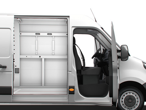 Opel Movano Van L3H2 HQ Interior 2021 3D Model