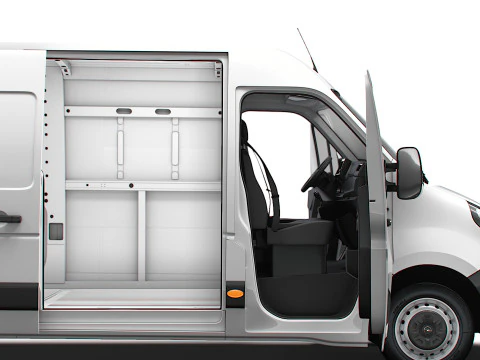 Opel Movano Van L3H2 HQ Interior 2021 3D Model