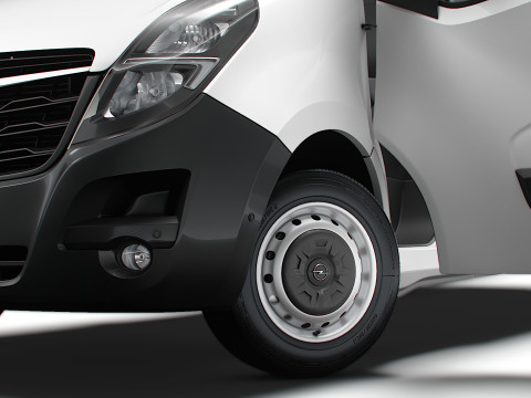 Opel Movano Van L3H2 HQ Interior 2021 3D Model