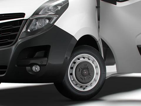 Opel Movano Van L3H2 HQ Interior 2021 3D Model
