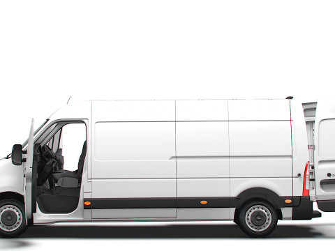 Opel Movano Van L3H2 HQ Interior 2021 3D Model