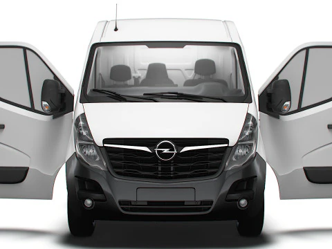 Opel Movano Van L3H2 HQ Interior 2021 3D Model