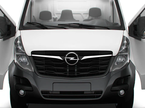 Opel Movano Van L3H2 HQ Interior 2021 3D Model