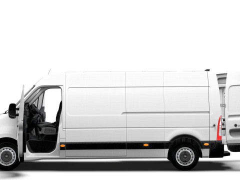 Opel Movano Van L3H2 HQ Interior 2021 3D Model