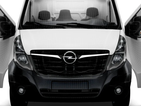 Opel Movano Van L3H2 HQ Interior 2021 3D Model