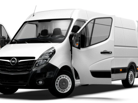 Opel Movano Van L3H2 HQ Interior 2021 3D Model