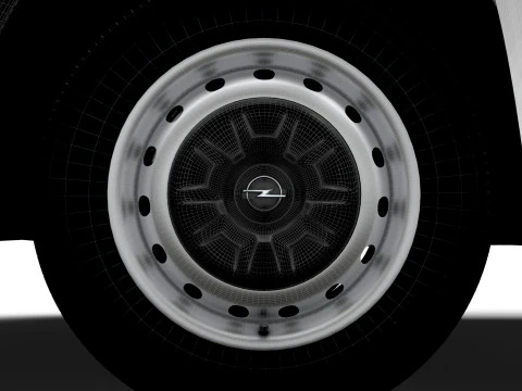 Opel Movano Van L3H2 HQ Interior 2021 3D Model