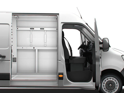 Renault Master Van L3H2 HQInterni 2023 Modello 3D