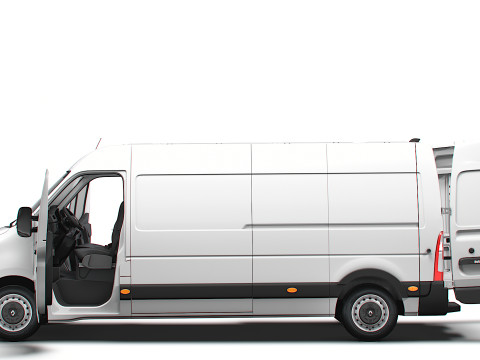 Renault Master Van L3H2 HQInterior 2023 3Dモデル