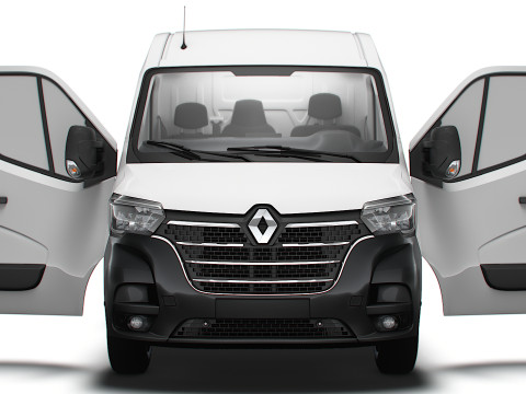 Renault Master Van L3H2 HQInterior 2023 3Dモデル