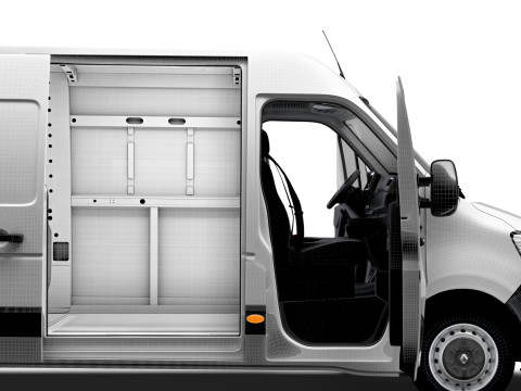 Renault Master Van L3H2 HQInterior 2023 3Dモデル