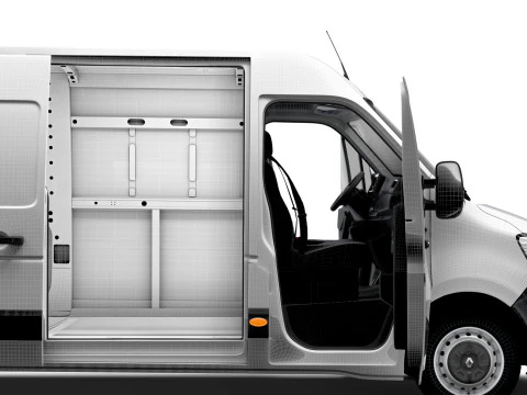 Renault Master Van L3H2 HQInterni 2023 Modello 3D