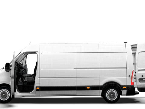 Renault Master Van L3H2 HQInterni 2023 Modello 3D