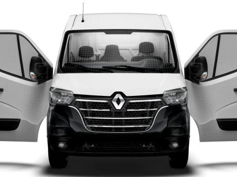 Renault Master Van L3H2 HQInterni 2023 Modello 3D