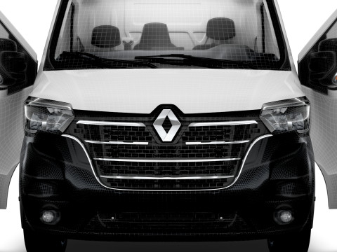 Renault Master Van L3H2 HQInterior 2023 3Dモデル