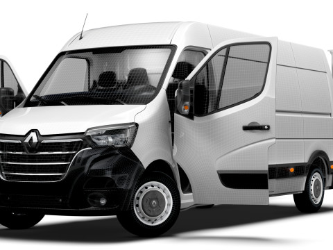 Renault Master Van L3H2 HQInterior 2023 3Dモデル