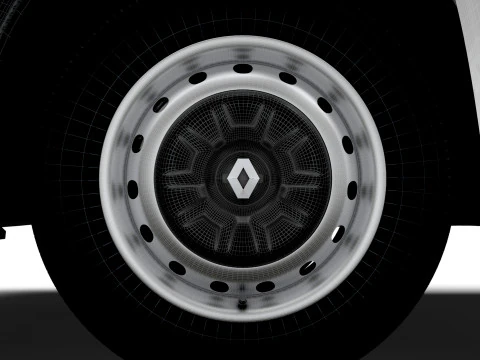 Renault Master Van L3H2 HQInterni 2023 Modello 3D