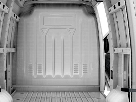 Renault Master Van L3H2 HQInterior 2023 3Dモデル