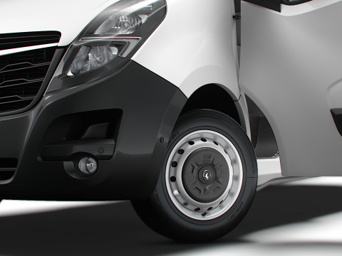 Vauxhall Movano Van L3H2 HQ Interior 2021 Modello 3D