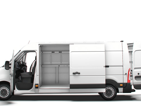 Vauxhall Movano Van L3H2 HQ Interior 2021 Modello 3D