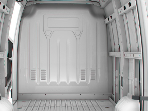 Vauxhall Movano Van L3H2 HQ Interior 2021 Modello 3D