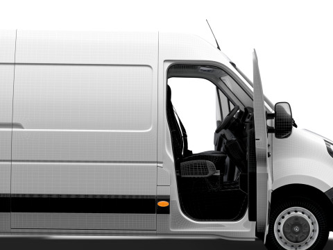 Vauxhall Movano Van L3H2 HQ Interior 2021 Modello 3D