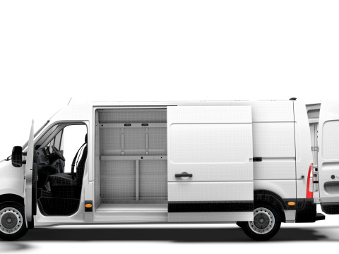 Vauxhall Movano Van L3H2 HQ Interior 2021 Modello 3D
