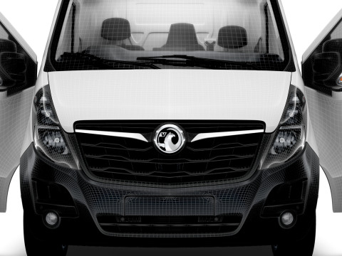 Vauxhall Movano Van L3H2 HQ Interior 2021 Modello 3D