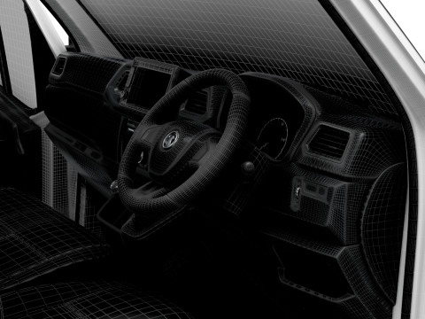 Vauxhall Movano Van L3H2 HQ Interior 2021 Modello 3D