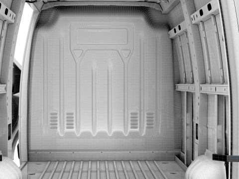 Vauxhall Movano Van L3H2 HQ Interior 2021 Modello 3D