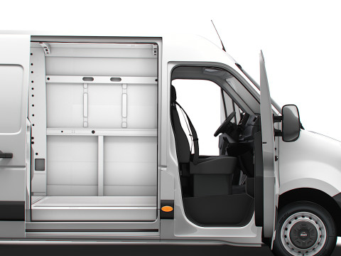 Nissan NV400 Van L3H2 RWD HQ Interior 2021 3D Model