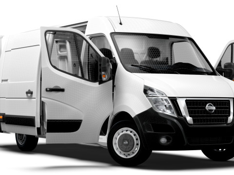 Nissan NV400 Van L3H2 RWD HQ Interior 2021 3D Model