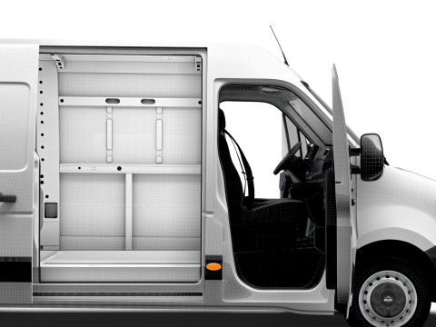 Nissan NV400 Van L3H2 RWD HQ Interior 2021 3D Model