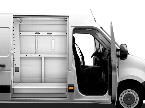 Interni Nissan NV400 Van L3H2 RWD HQ 2021 Modello 3D