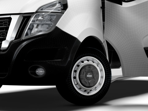Nissan NV400 Van L3H2 RWD HQ Interior 2021 3D Model