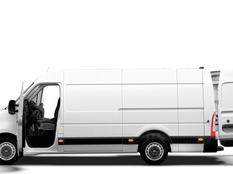 Nissan NV400 Van L3H2 RWD HQ Interior 2021 3D Model