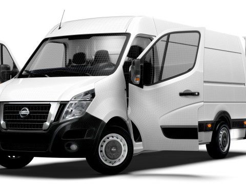 Nissan NV400 Van L3H2 RWD HQ Interior 2021 3D Model
