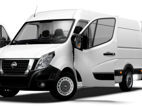 Interni Nissan NV400 Van L3H2 RWD HQ 2021 Modello 3D