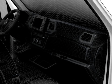 Nissan NV400 Van L3H2 RWD HQ Interior 2021 3D Model