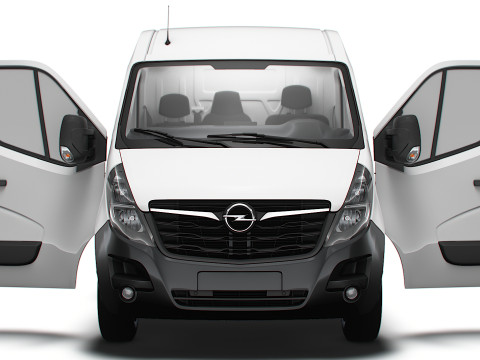 Opel Movano Van L3H2 RWD HQ Interior 2021 3D Model
