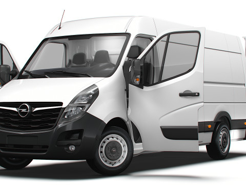 Opel Movano Van L3H2 RWD HQ Interior 2021 3D Model