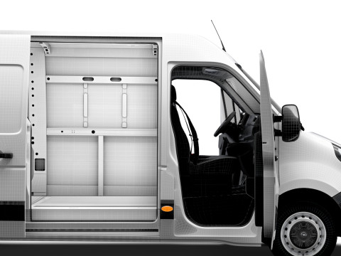 Opel Movano Van L3H2 RWD HQ Interior 2021 3D Model