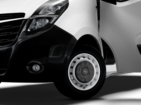 Opel Movano Van L3H2 RWD HQ Interior 2021 3D Model