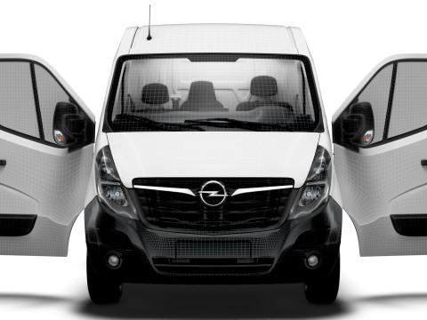 Opel Movano Van L3H2 RWD HQ Interior 2021 3D Model
