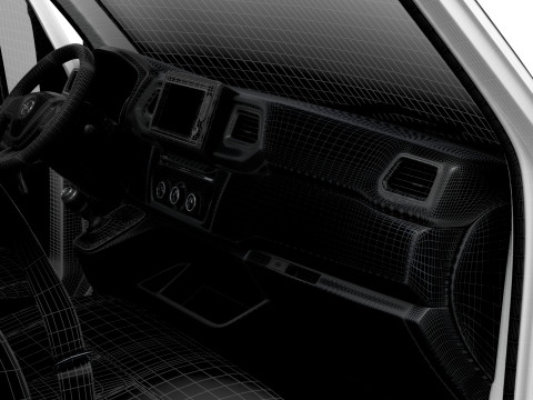 Opel Movano Van L3H2 RWD HQ Interior 2021 3D Model