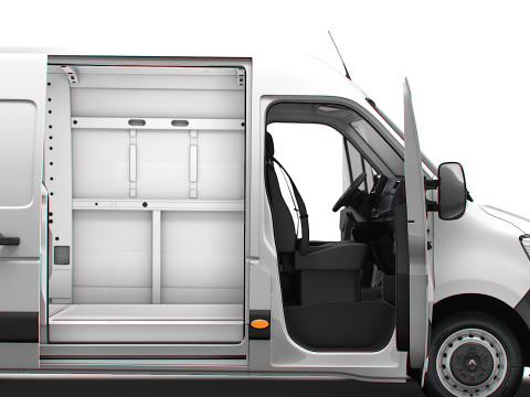 Renault Master Van L3H2 RWD HQInterior 2023 Model 3D