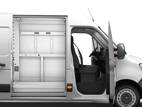 Renault Master Van L3H2 RWD HQInterior 2023 3D Model