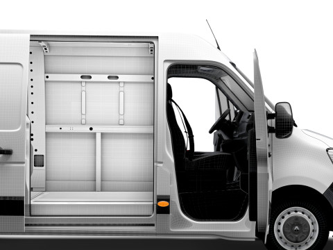 Renault Master Van L3H2 RWD HQInterior 2023 Model 3D