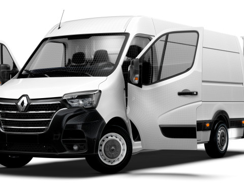Renault Master Van L3H2 RWD HQInterior 2023 Model 3D